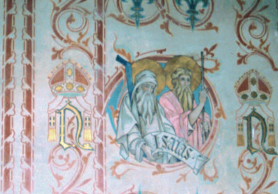 Wall painting in St Nicholas, Asthall