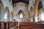 Interior of Church of St Mary, Bibury