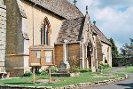Porch of Church of St Lawrence, Bourton on the Water